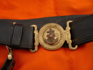 personalized japanese officer-s sword belt - b139 - 2
