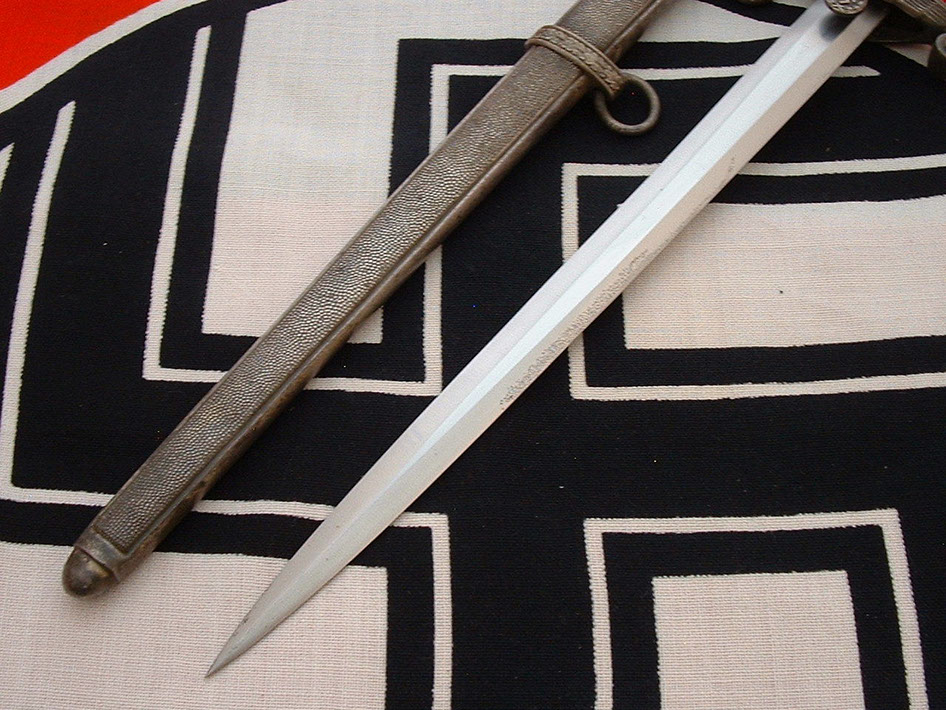 vet attributed army officer-s dagger by wkc - d643 - 11