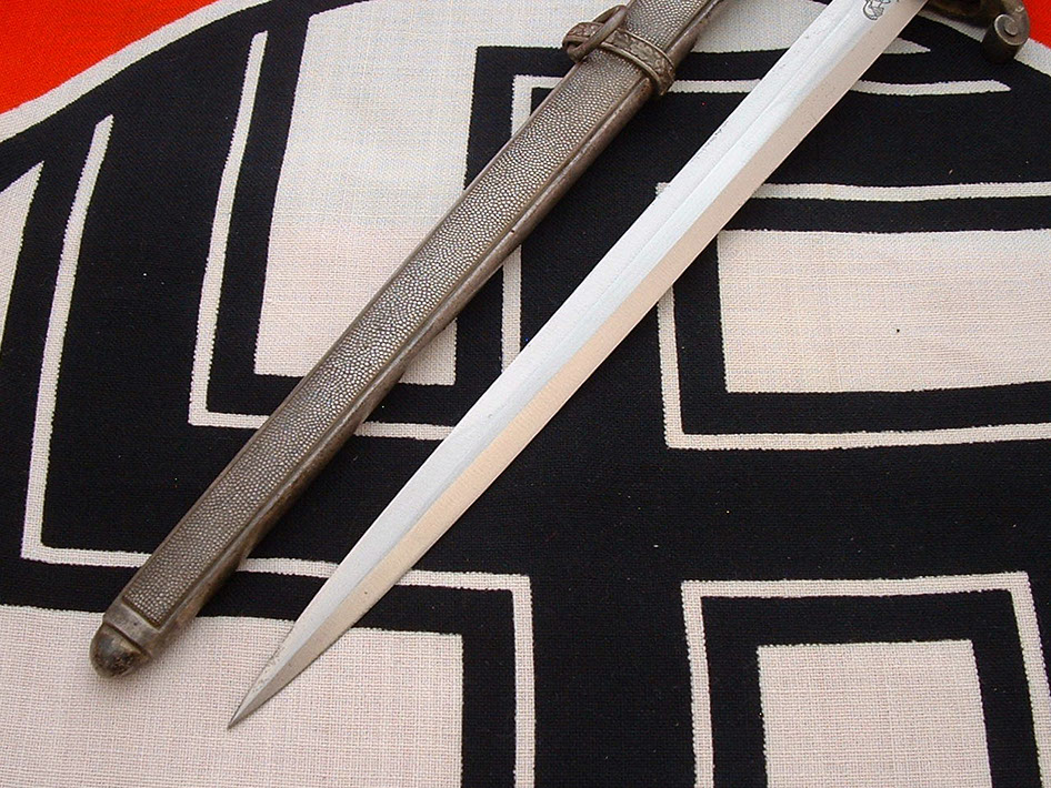 vet attributed army officer-s dagger by wkc - d643 - 12