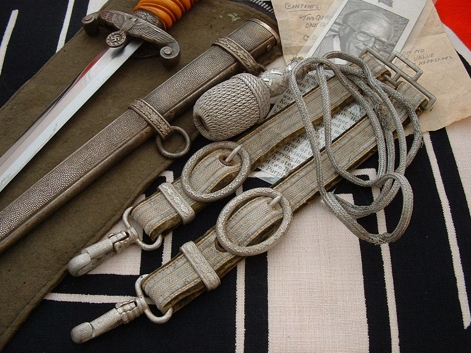 vet attributed army officer-s dagger by wkc - d643 - 2