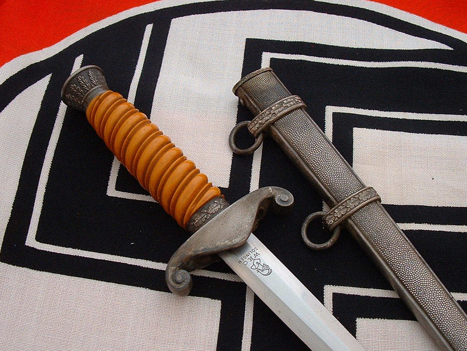 vet attributed army officer-s dagger by wkc - d643 - 8