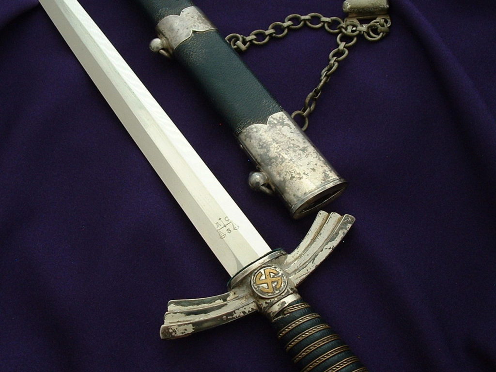 1st Model Luft Officer's Dagger by Alcoso - D712 - 12