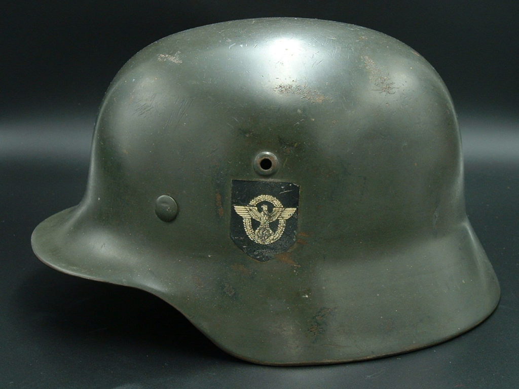 M35 Double Decal Police Helmet NS64 - H172 - 1