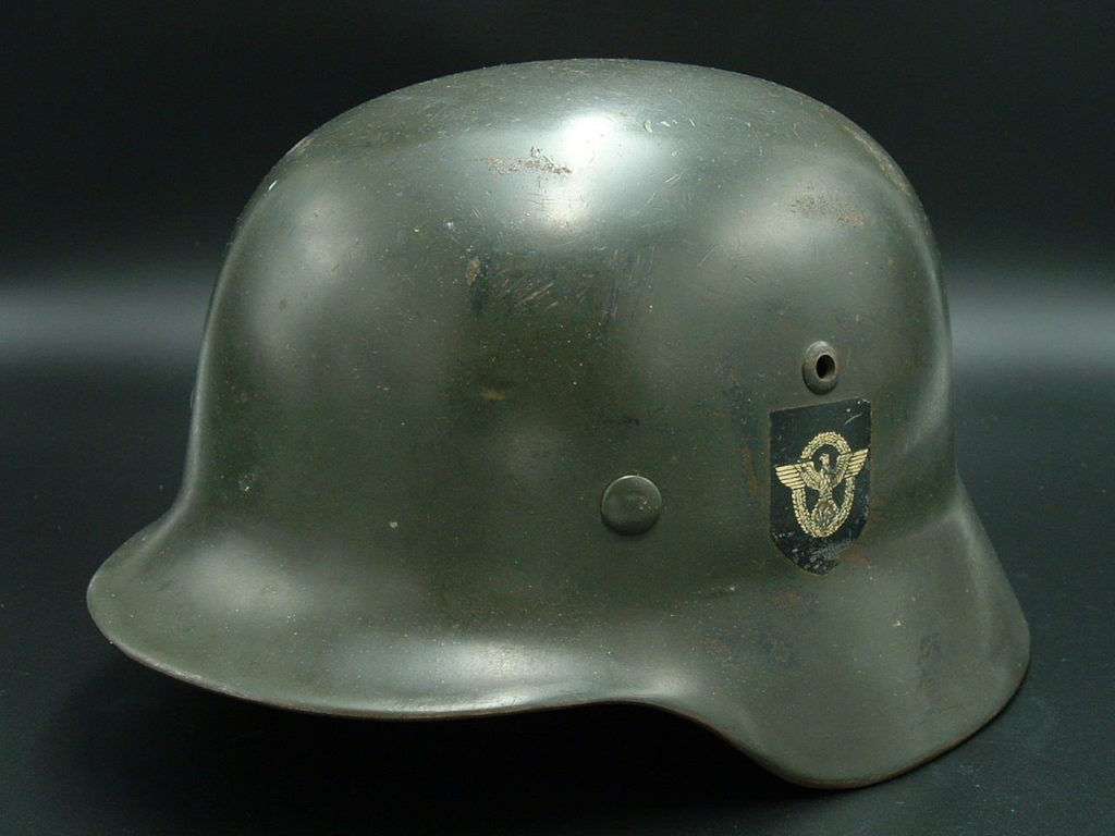 M35 Double Decal Police Helmet NS64 - H172 - 2