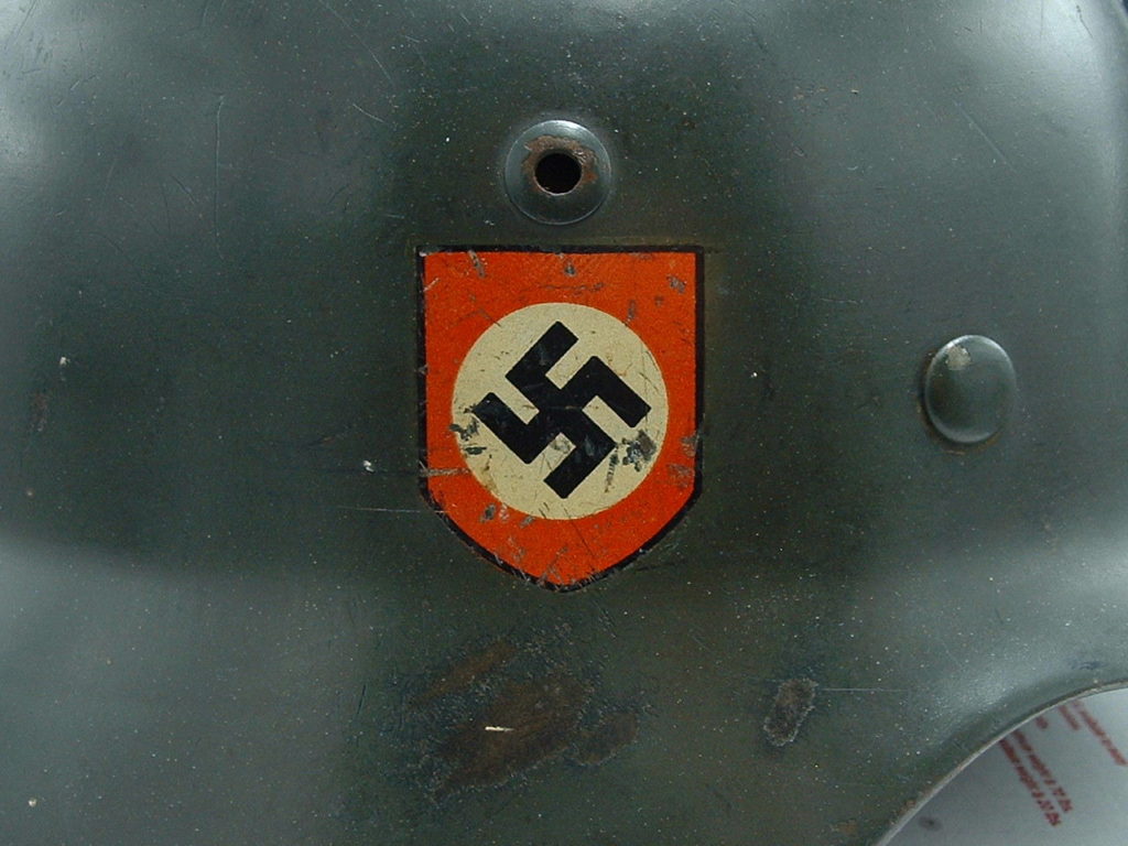 M35 Double Decal Police Helmet NS64 - H172 - 8