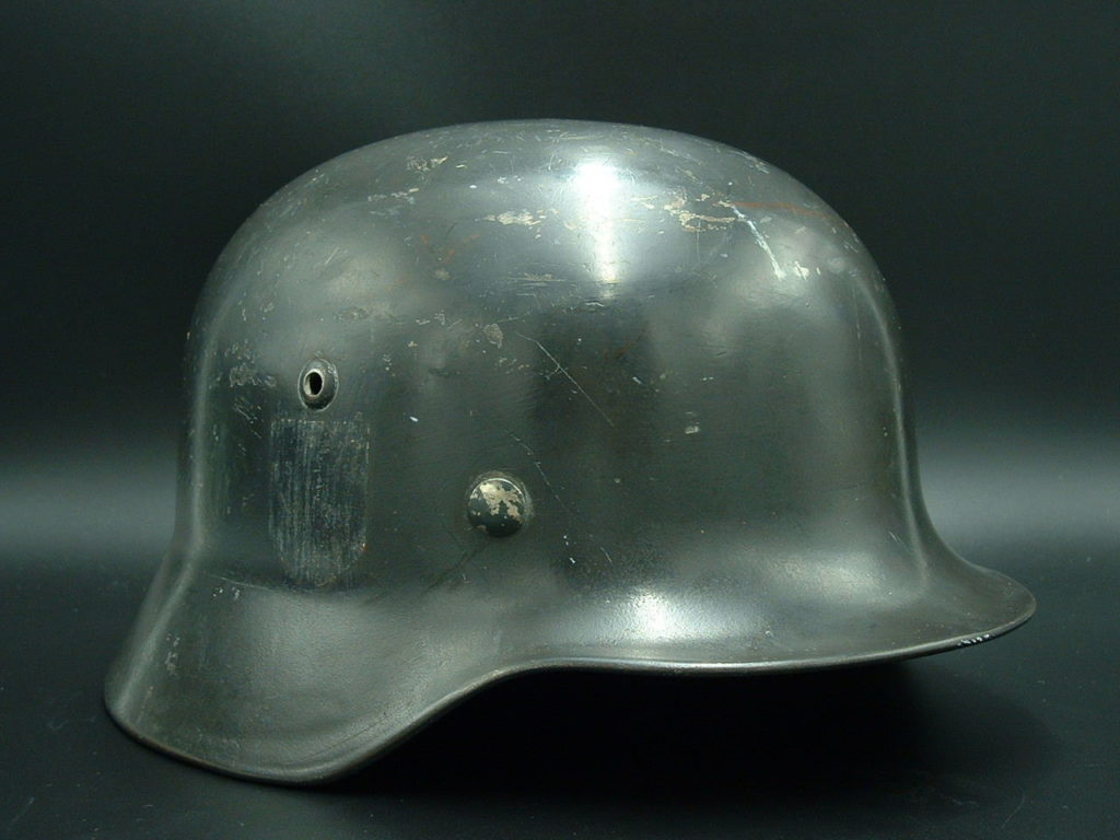 Named M35 Lufwaffe Helmet by Quist - H185 - 2