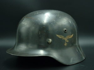 Named M35 Lufwaffe Helmet by Quist - H185 - 6