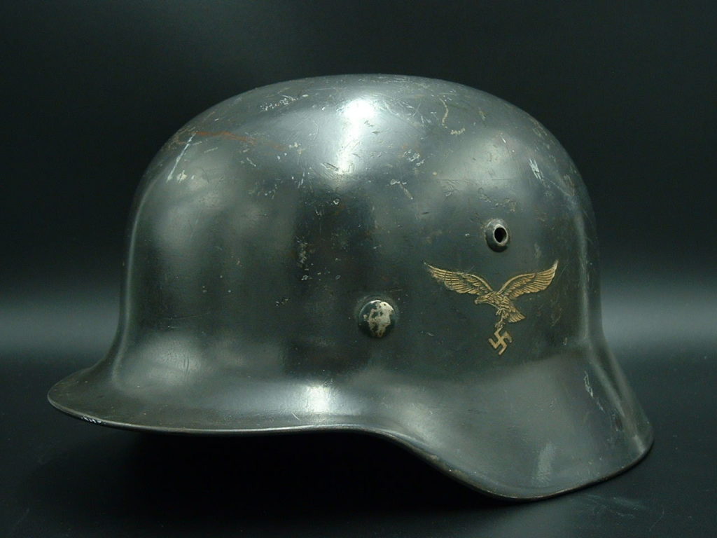 Named M35 Lufwaffe Helmet by Quist - H185 - 6
