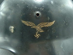 Named M35 Lufwaffe Helmet by Quist - H185 - 8