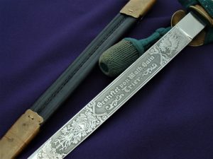 1929 Shooting Competition Hirschfanger by WKC - D837 - 5