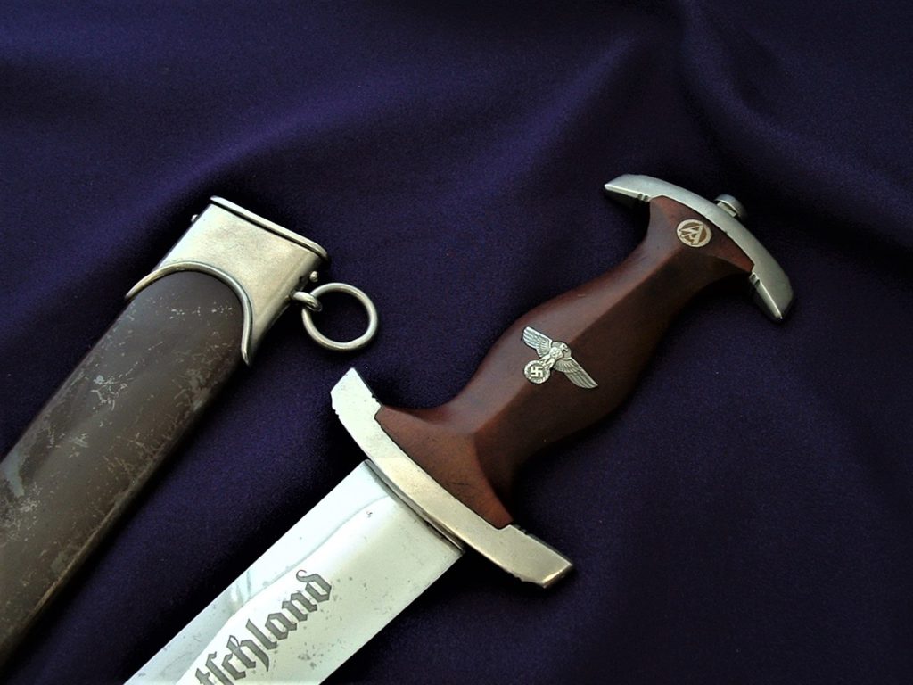 Early Nickel Silver SA Dagger by Remeve - D832 - 1