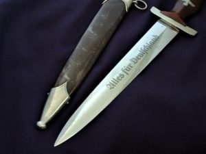 Early Nickel Silver SA Dagger by Remeve - D832 - 5