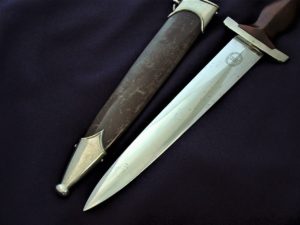 Early Nickel Silver SA Dagger by Remeve - D832 - 6