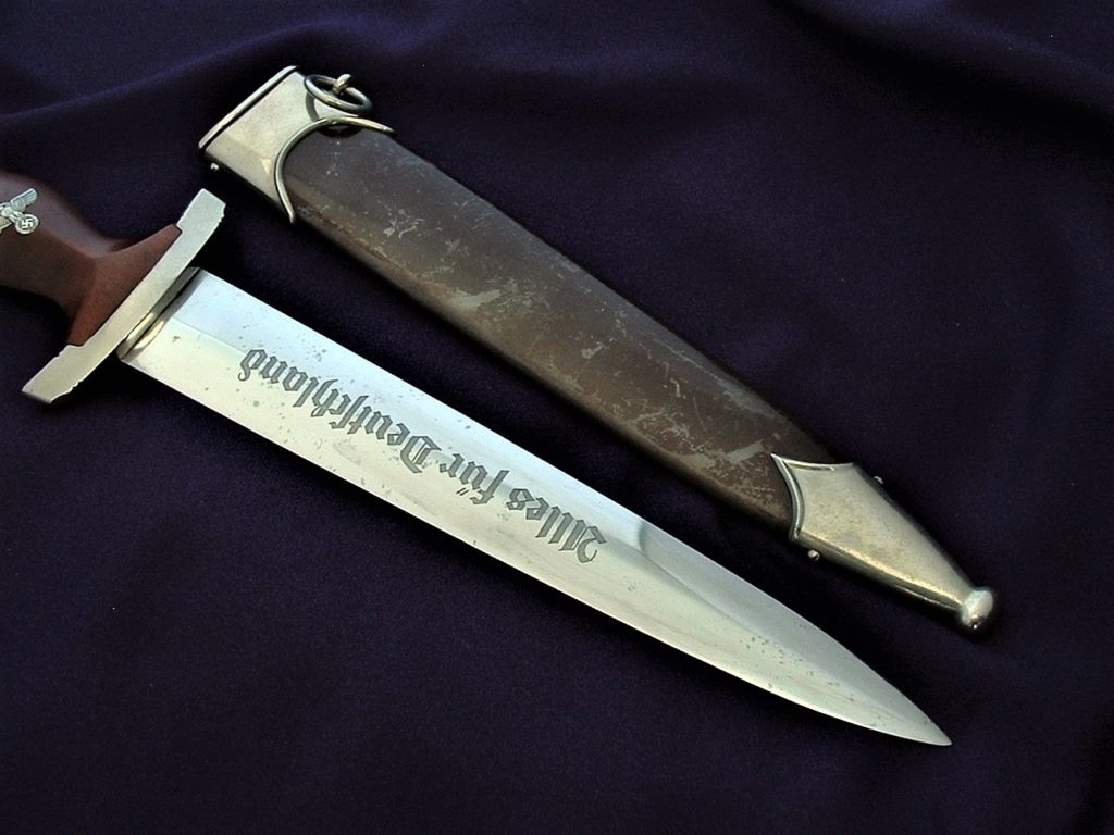 Early Nickel Silver SA Dagger by Remeve - D832 - 7