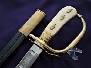 Imperial Blue and Gilt Hirschfanger - D838 - 3