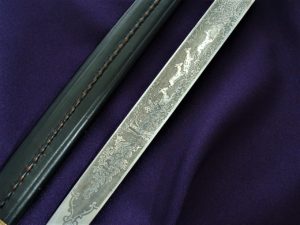 Imperial Blue and Gilt Hirschfanger - D838 - 5