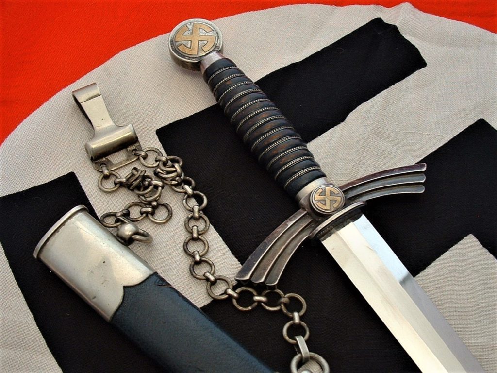 First Model Luftwaffe Officer's Dagger by SMF - D848 - 8