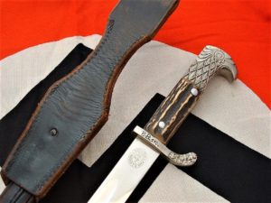Matching 3rd Reich Police Bayonet by Eickhorn - D863 - 2