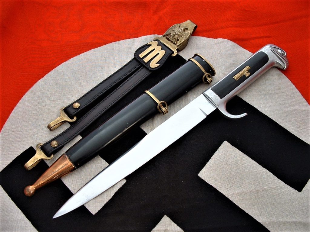 M37 WWII Italian Fascist Officer's Dagger - D878 - 1