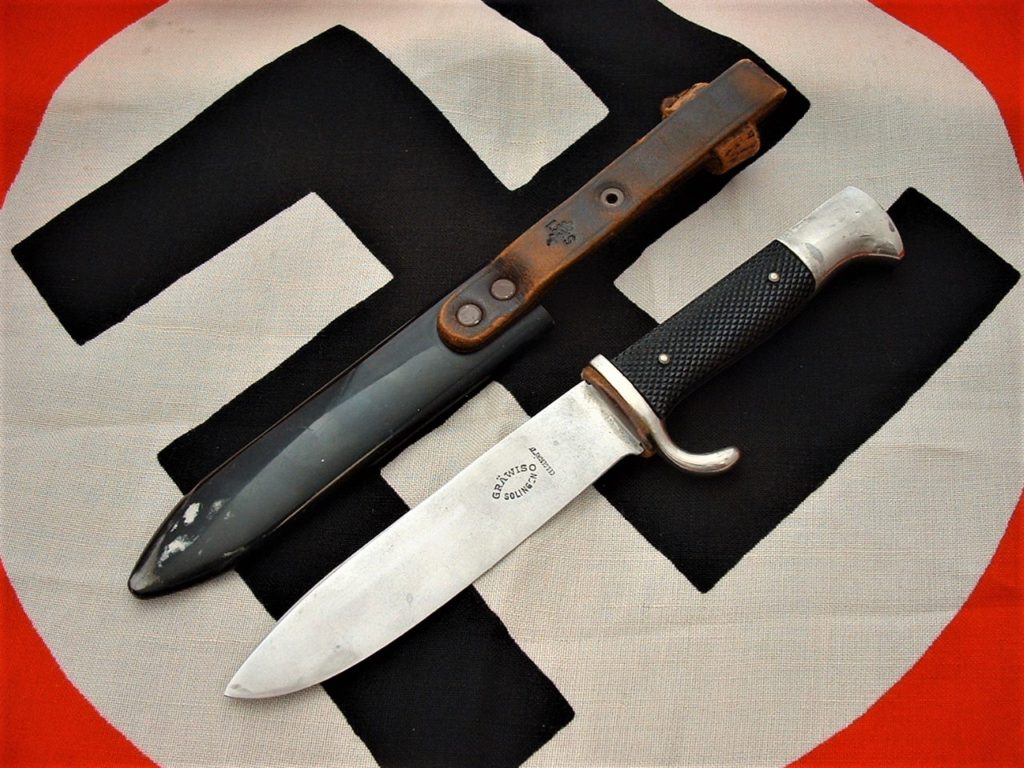 Excellent Early HJ Knife by Grawiso - D891 - 4