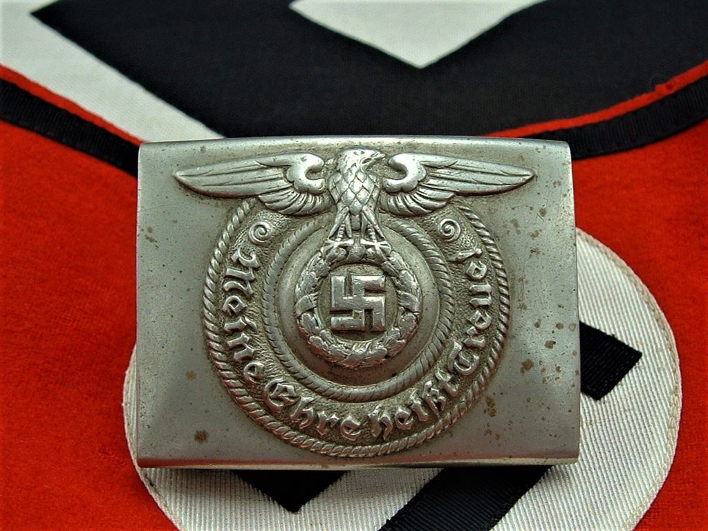 Early Nickel SS Buckle by Overhoff - B181 - 1