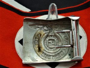 Early Nickel SS Buckle by Overhoff - B181 - 2