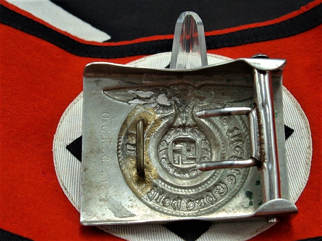 Early Nickel SS Buckle by Overhoff - B181 - 2