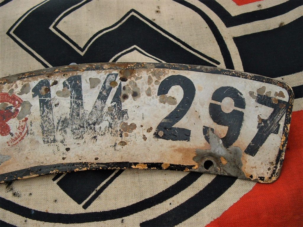SS Motorcycle License Plate - G223 - 6