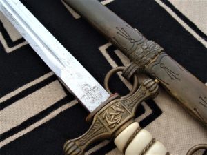 2nd Model Navy Dagger by WKC - D936 - 11