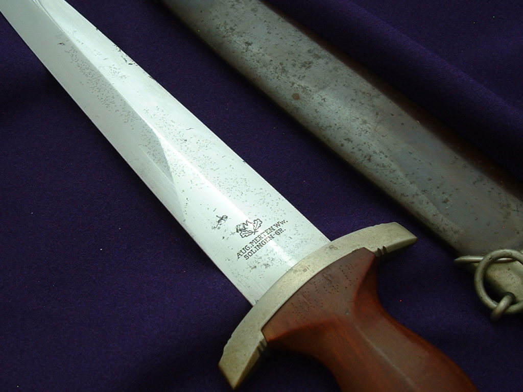 Unit Marked SA Dagger by Merten - D965 - 12