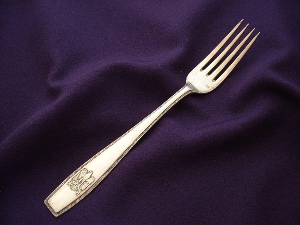 Hitler Formal Pattern Flatware Fork - G232 - 1