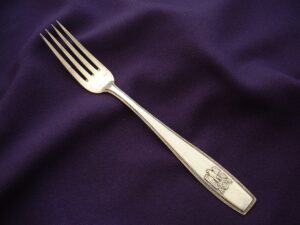 Hitler Formal Pattern Flatware Fork - G232 - 2