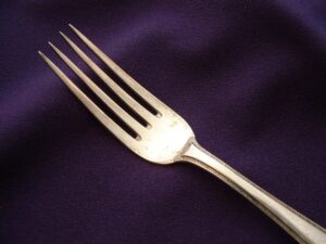 Hitler Formal Pattern Flatware Fork - G232 - 5