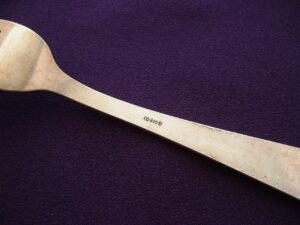 Hitler Formal Pattern Flatware Fork - G232 - 6