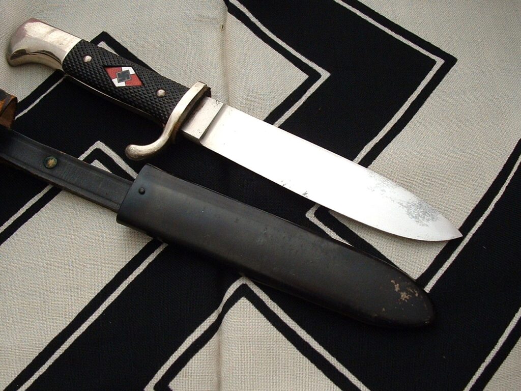 Rare Trademark Hitler Youth Knife by Eickhorn - D974 - 3