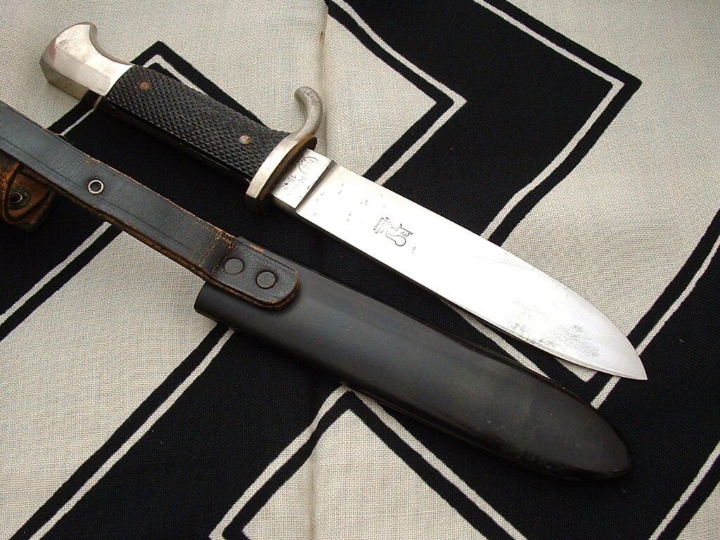 Rare Trademark Hitler Youth Knife by Eickhorn - D974 - 4