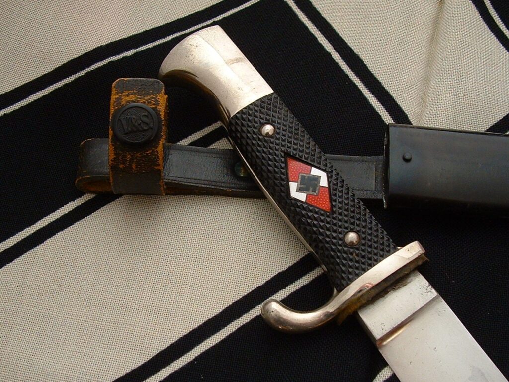 Rare Trademark Hitler Youth Knife by Eickhorn - D974 - 5