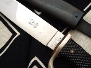 Rare Trademark Hitler Youth Knife by Eickhorn - D974 - 6