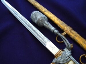 3rd Reich Navy Dagger by WKC - D988 - 12