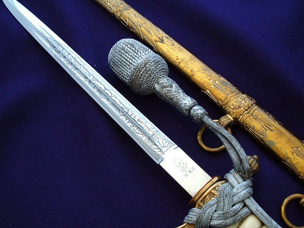3rd Reich Navy Dagger by WKC - D988 - 12