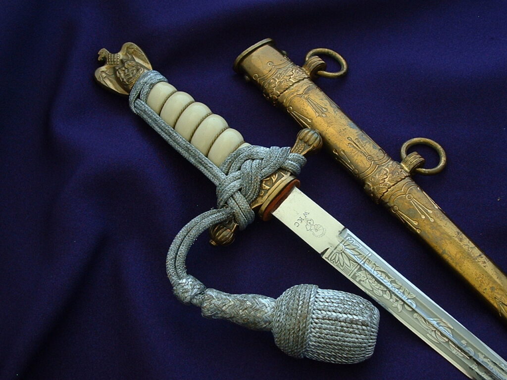 3rd Reich Navy Dagger by WKC - D988 - 2
