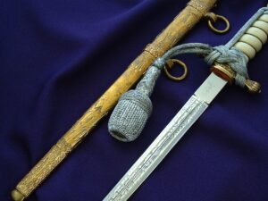 3rd Reich Navy Dagger by WKC - D988 - 4
