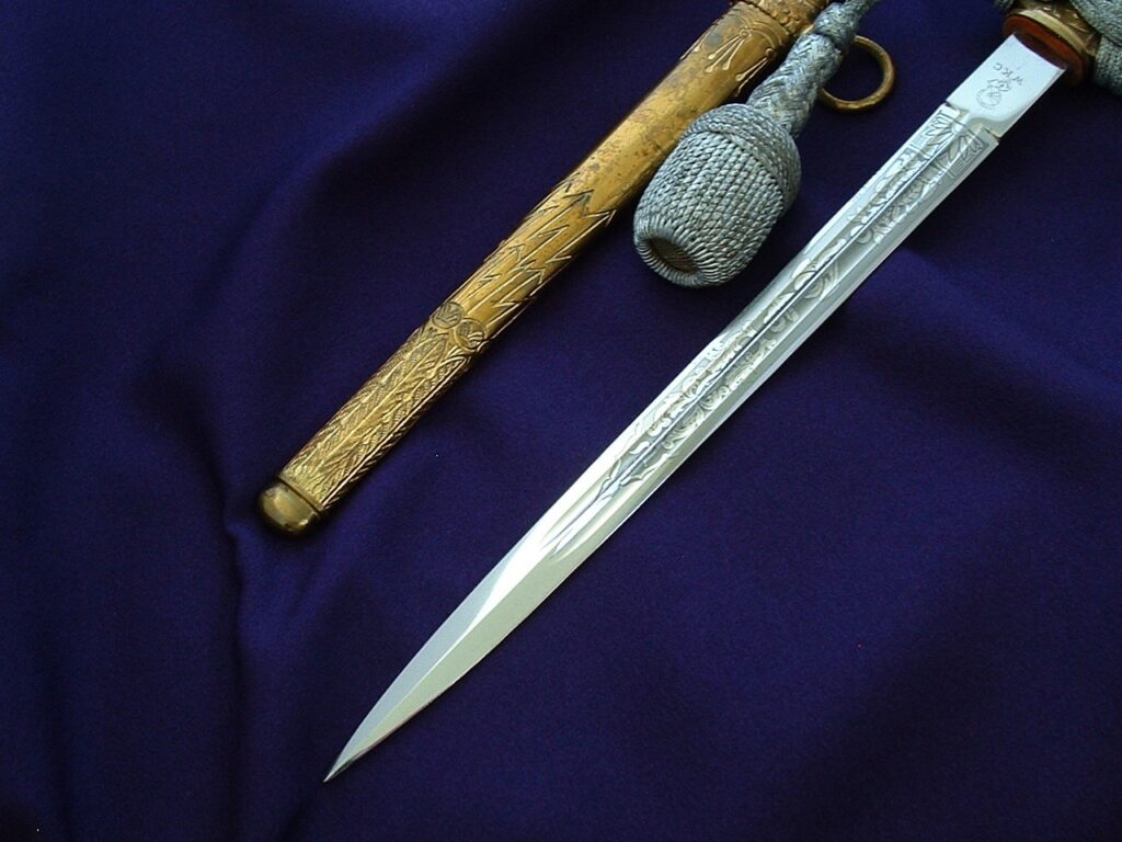 3rd Reich Navy Dagger by WKC - D988 - 5