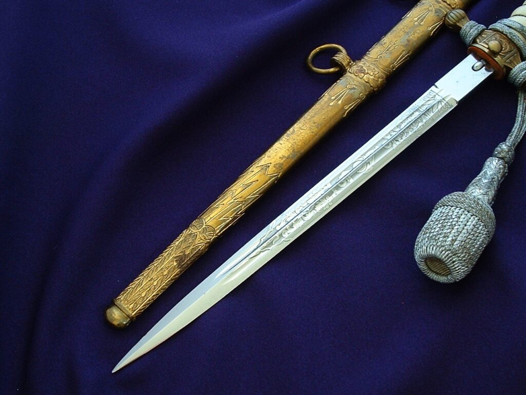 3rd Reich Navy Dagger by WKC - D988 - 6