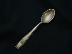 Adolf Hitler Formal Pattern Demitasse Spoon - G236 - 2