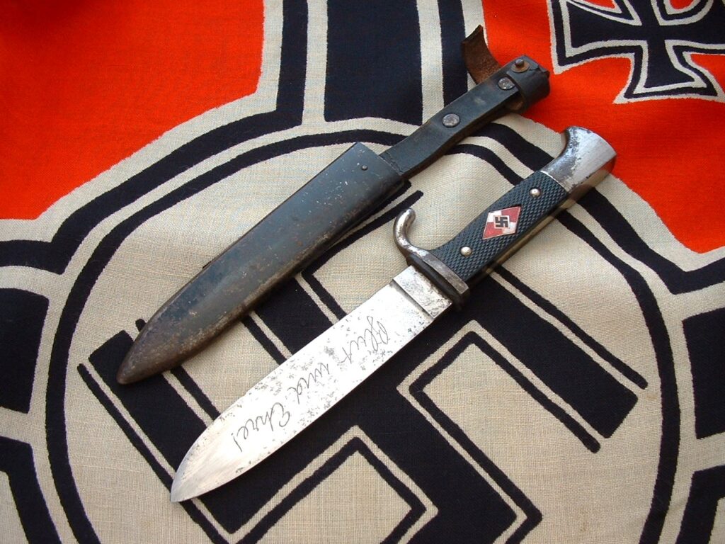 Transitional HJ Knife with Motto by Hartfopf - D994 - 1