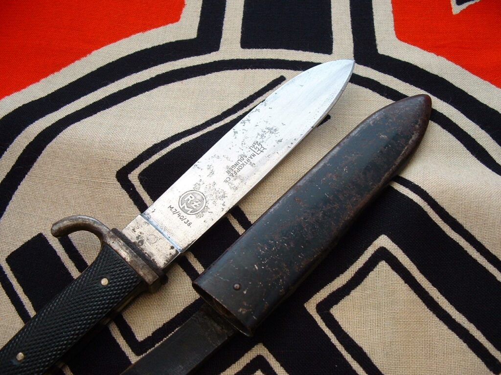 Transitional HJ Knife with Motto by Hartfopf - D994 - 6
