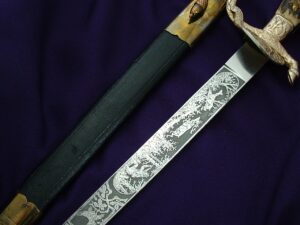 3rd Reich Forestry Hirschfanger by Eickhorn - D1034 - 3