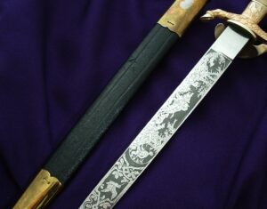 3rd Reich Forestry Hirschfanger by Eickhorn - D1034 - 4