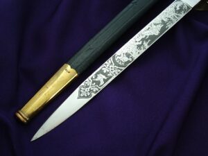 3rd Reich Forestry Hirschfanger by Eickhorn - D1034 - 5